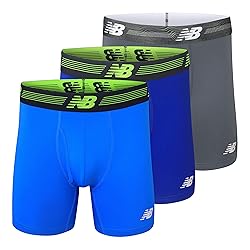 New Balance Men's 6" Boxer Brief Fly Front with