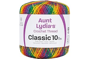 Red Heart Aunt Lydia Classic Crochet Thread, 1 Pack, Mexicana, 900 Foot