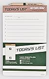 Action Day - Today&acute;s List Pad - Size 5x8 - Layout Designed to Plan & Execute Tasks - Planning Pad - To Do List