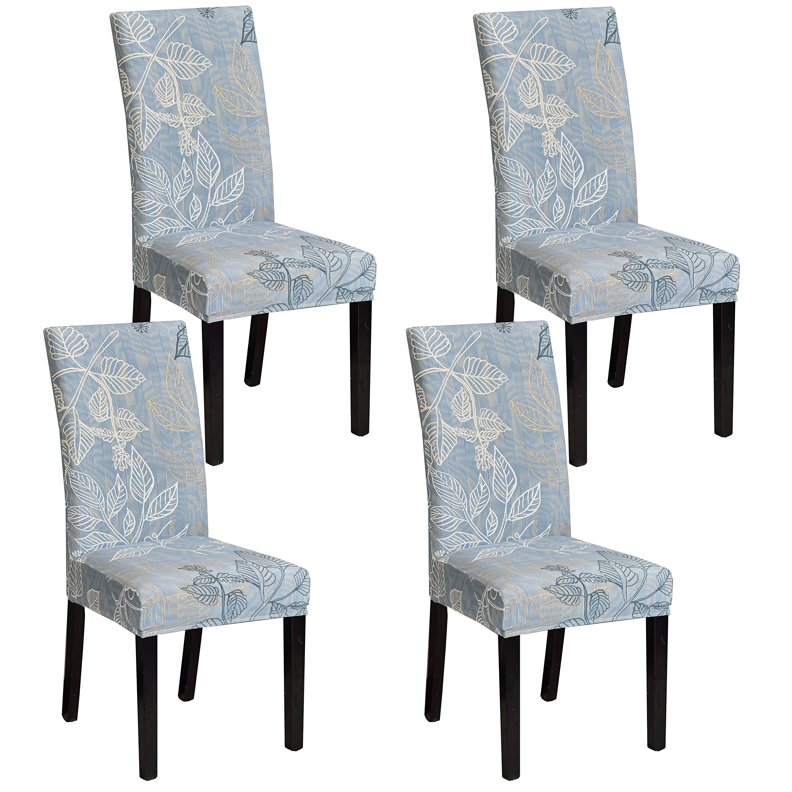 HZDHCLH Chair Covers Set of 4/6 Stretch Modern Chair Slipcovers for Dining Room Kitchen Wedding Party Washable Chair Protector (4pcs, autumn) — image 1