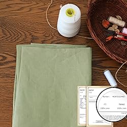 Simple&Opulence 100% Nature Pure Linen Fabric 78