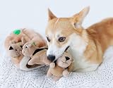 Outward Hound Squirrel Dog Toy Plush Hide & Seek Large view 6