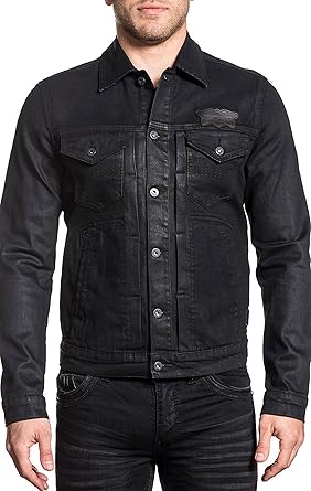 affliction denim jacket