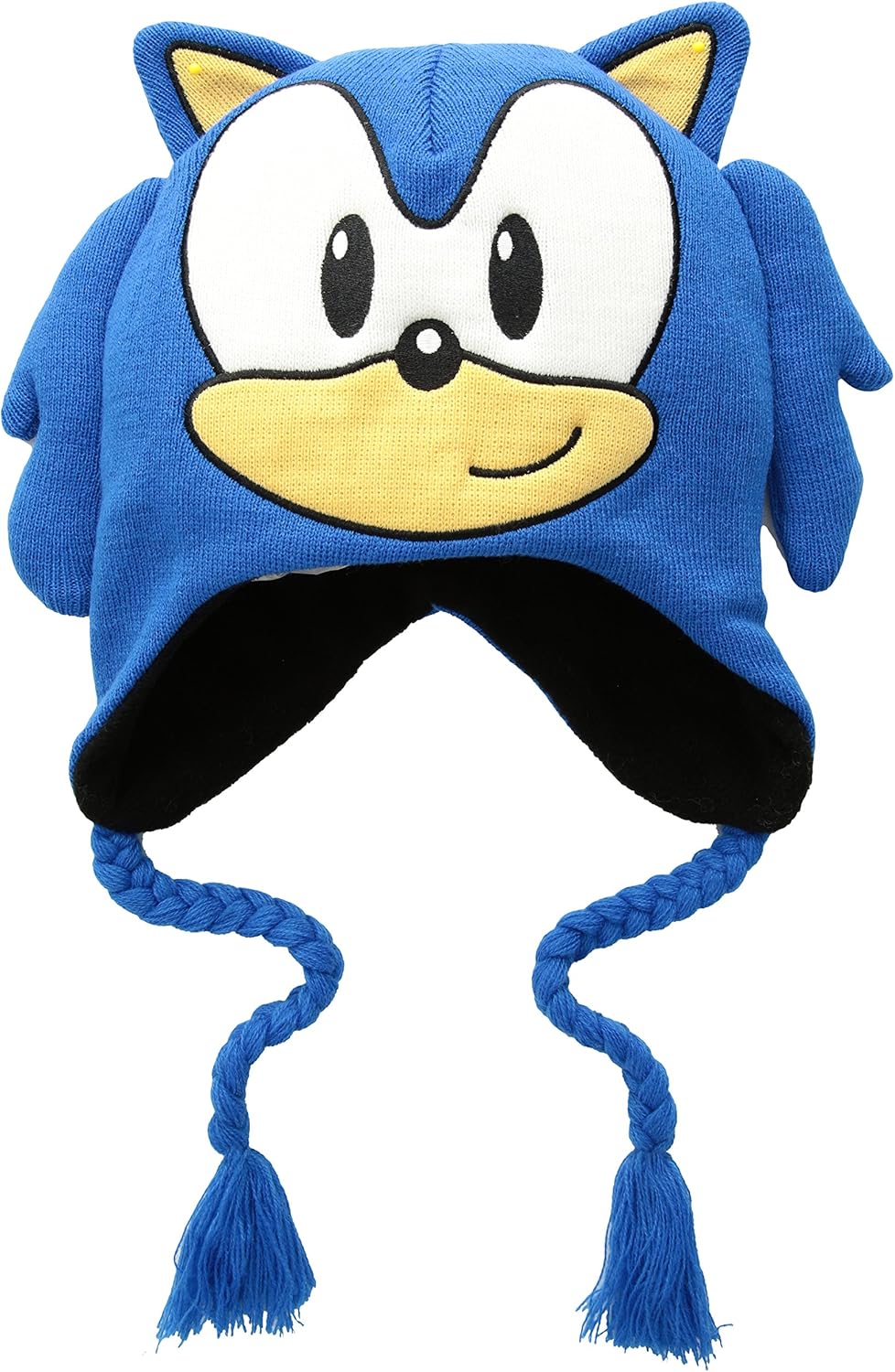 Sonic The Hedgehog Men's Winter Hat, 100 Acrylic Peruvian Knit Beanie