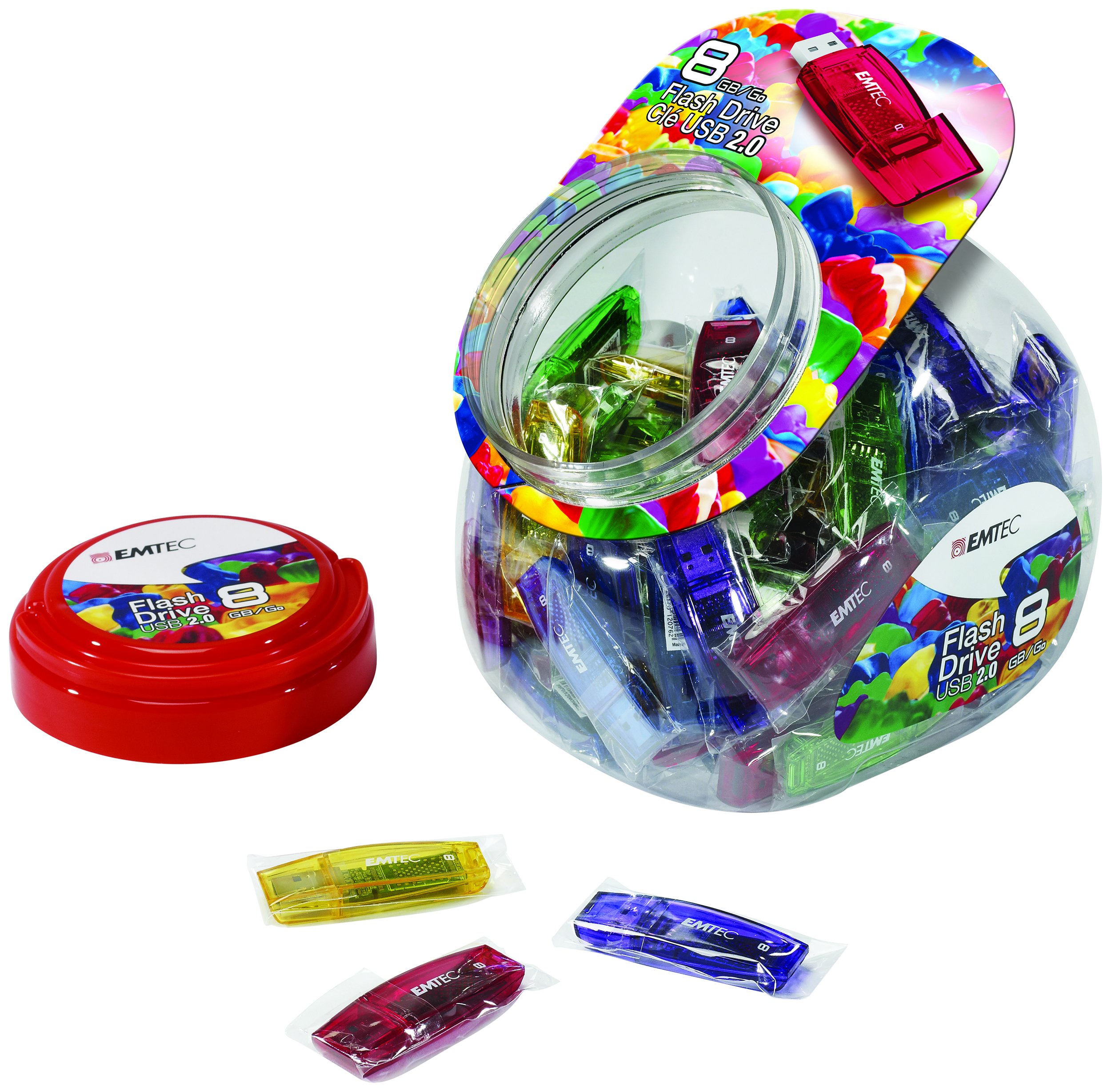 Emtec 8GB Flash Drive - Candy Jar