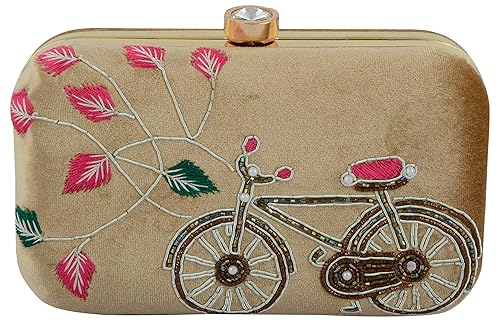Tooba Handcrafted GRC6 Womens Potli (Gold)