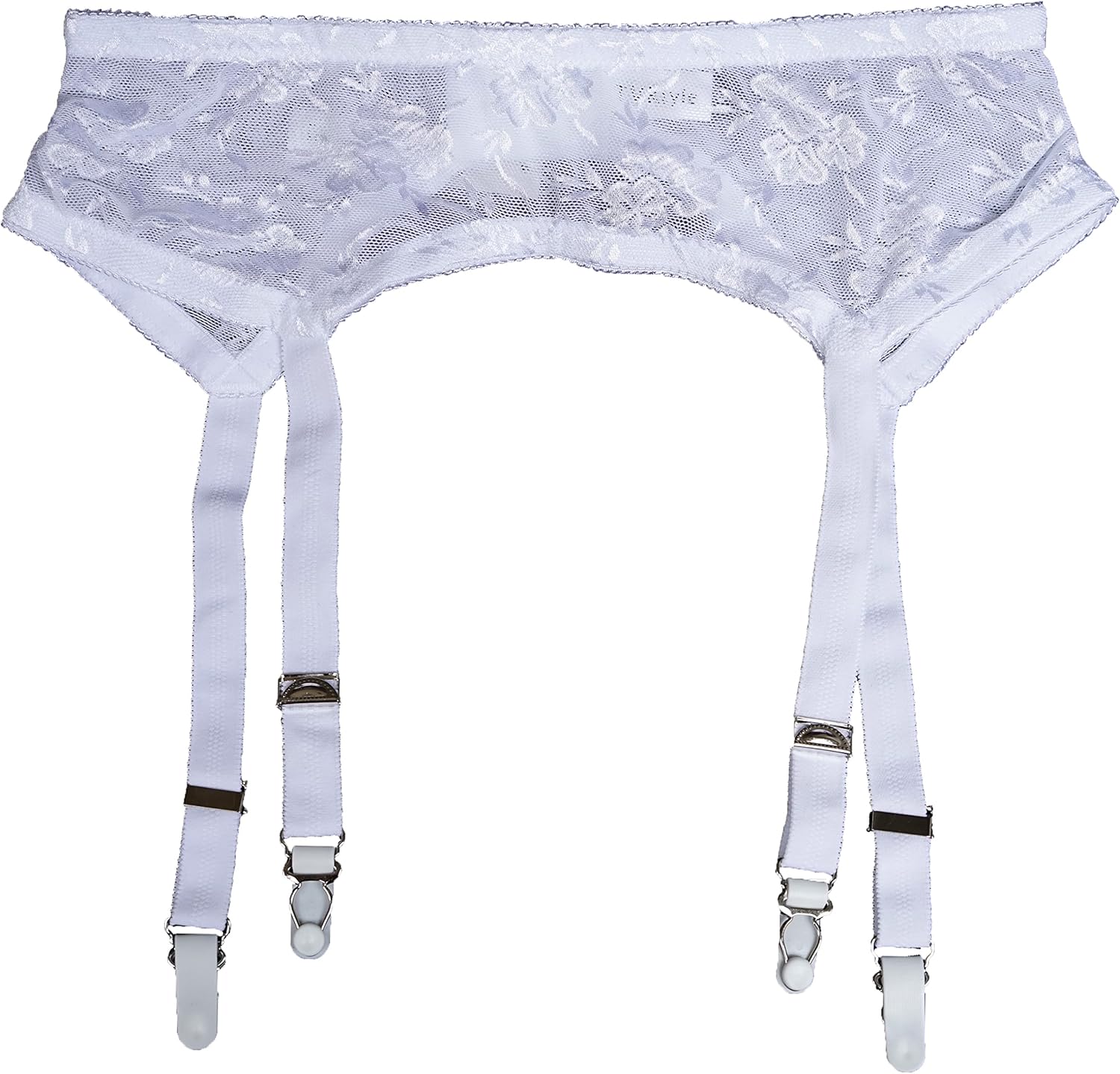 TVRtyle Women's Pure White Sexy 4 Vintage Wide Straps Metal