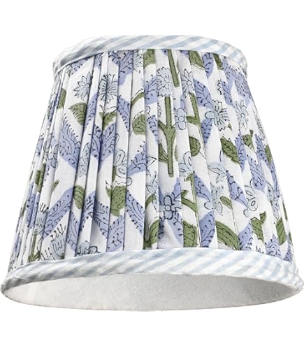 【美品】ENFOLD 24年製 LAMPSHADE SKIRT ライトブルー Aspen Creative 33174, Hardback Empire Transitional Spider