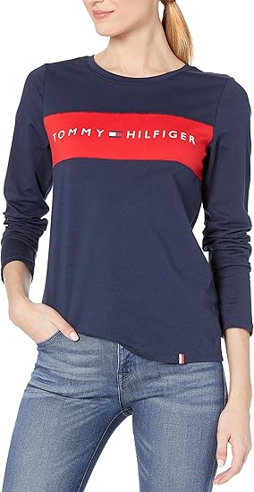 tommy hilfiger women's long sleeve t shirt