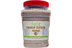Graham Cracker Crumb | Perfect for Baking and Dessert Toppings | by Dasher's Spice & Beans | 2 lbs.
