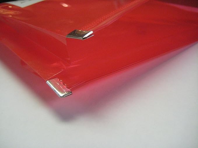 Filing, Storage & Binding Staples Poly Zip Envelopes Check Size Clear with Assorted Zippers 5/PK