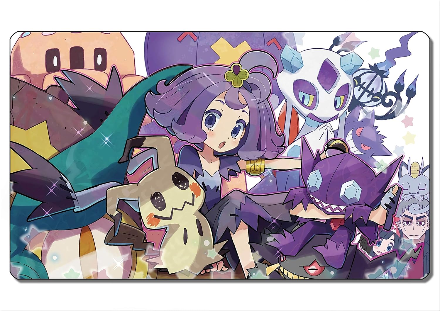 Amazon Co Jp ポケットモンスター プレイマット マウスパット Tcg万能 サンムーン アセロラ 萌え美少女 カードゲーム ザイズ60ｘ35 ホビー 通販