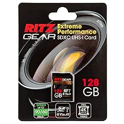 Ritz Gear 128GB High-Speed SDXC UHS-I SD