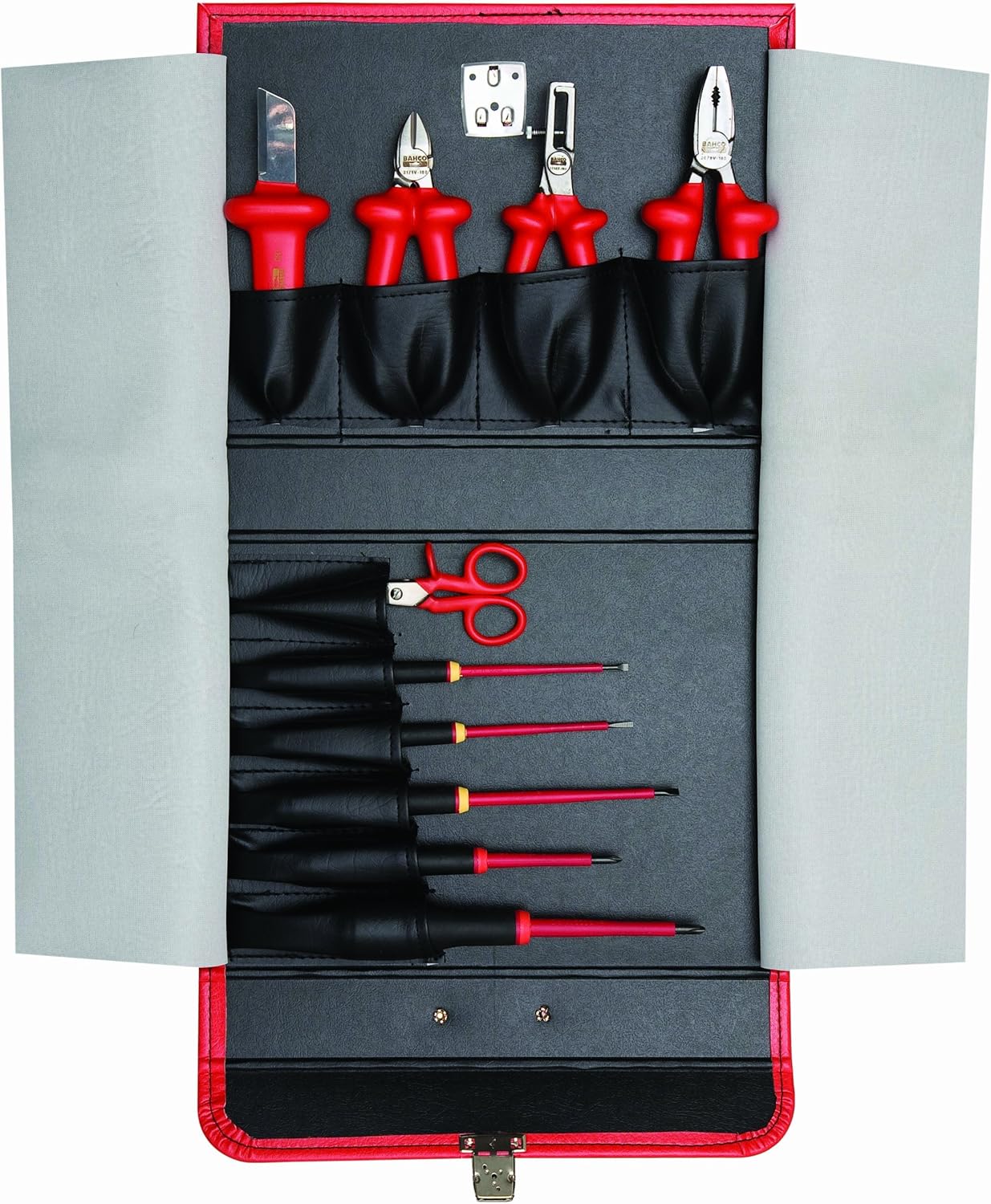 Bahco 3045V-1 Electricians Insulated Tool Set, Standard, 10 piece