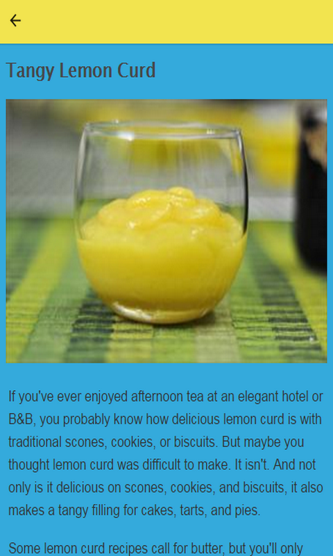 Lemon Curd Recipes