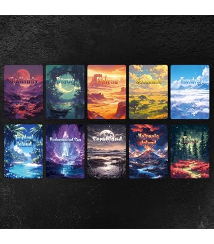 Amazon.com: Proxy Cards for Magic The Gathering, Alternative Custom Art DIY  Cards, Neo Mosaic Basics, Normal : Toys & Games