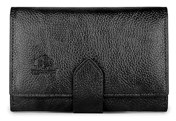 The Clownfish Black Womens Wallet (TCFLWLFL-ABBL6)