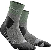 CEP Men's Crew Cut Light Merino Wool Hiking Socks - Lightweight Ankle Outdoor Compression Socks