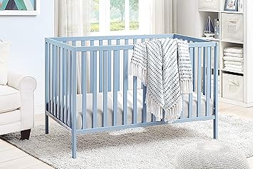 blue convertible crib