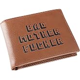 Officially Licensed Brown Embroidered Bad Mother Leather Wallet