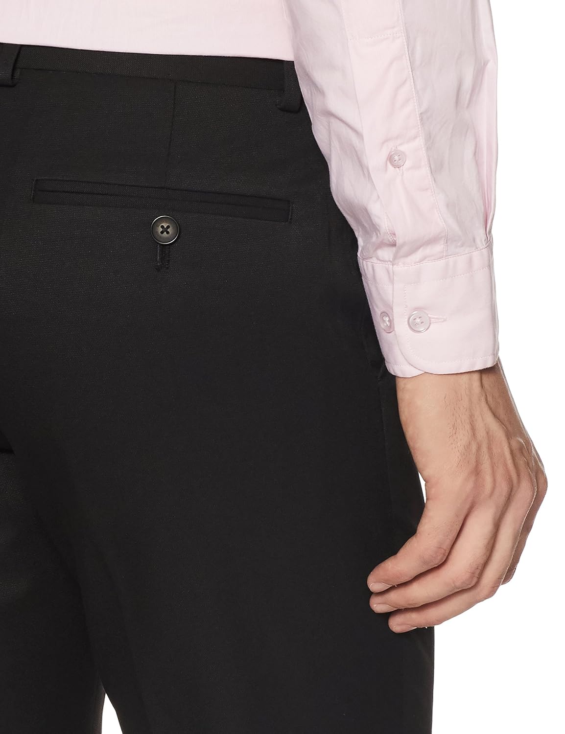 blackberrys men's slim fit formal trousers
