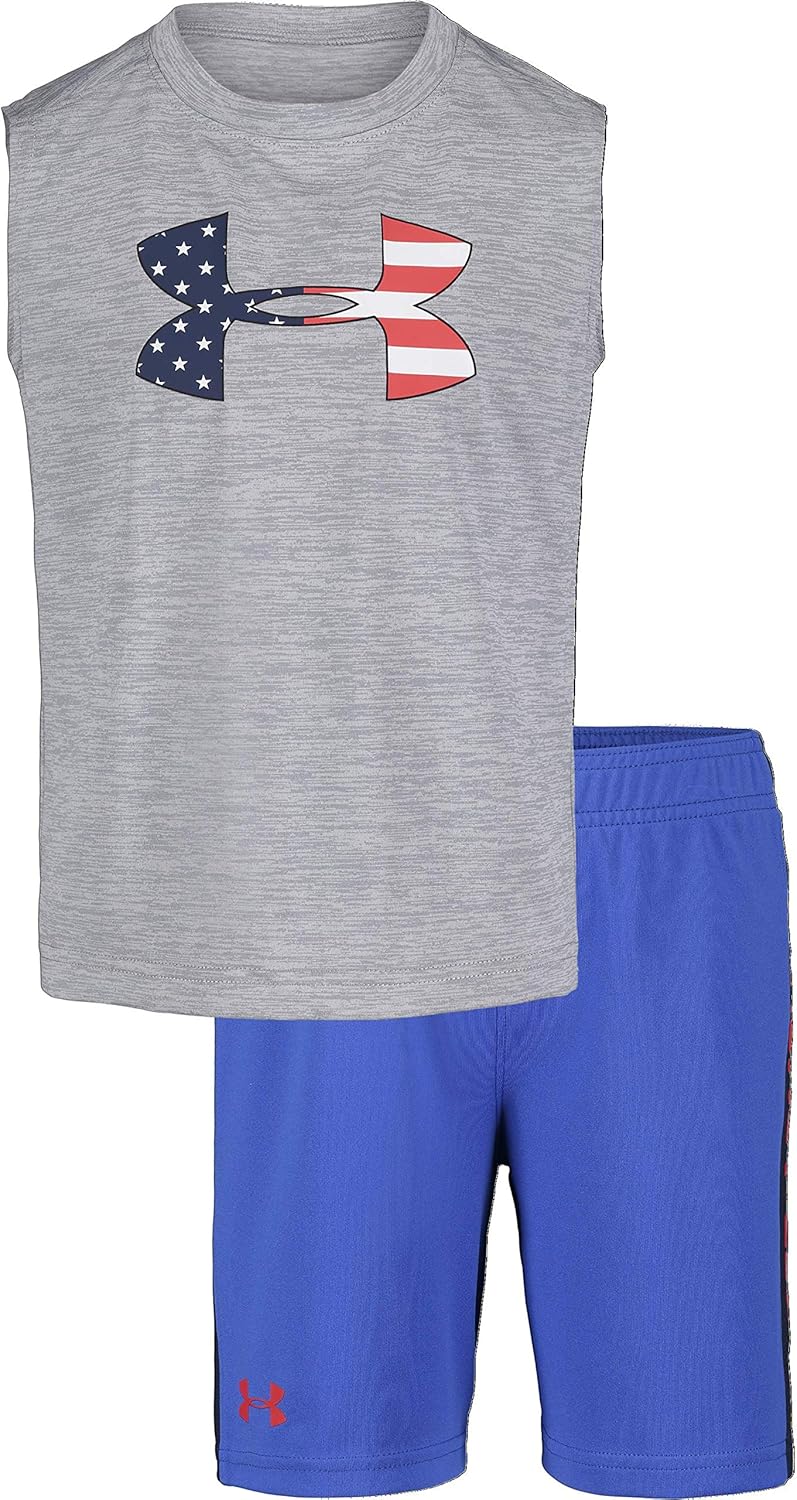 under armour boys short sets