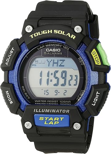 casio tough solar blue