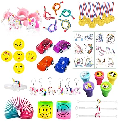 ResPai Mitgebsel Kleinspielzeug Sortiment Mix Kinder Geburtstag Geschenk Tombola Party Beutel Tüten Tasche Füller Pinata Füll