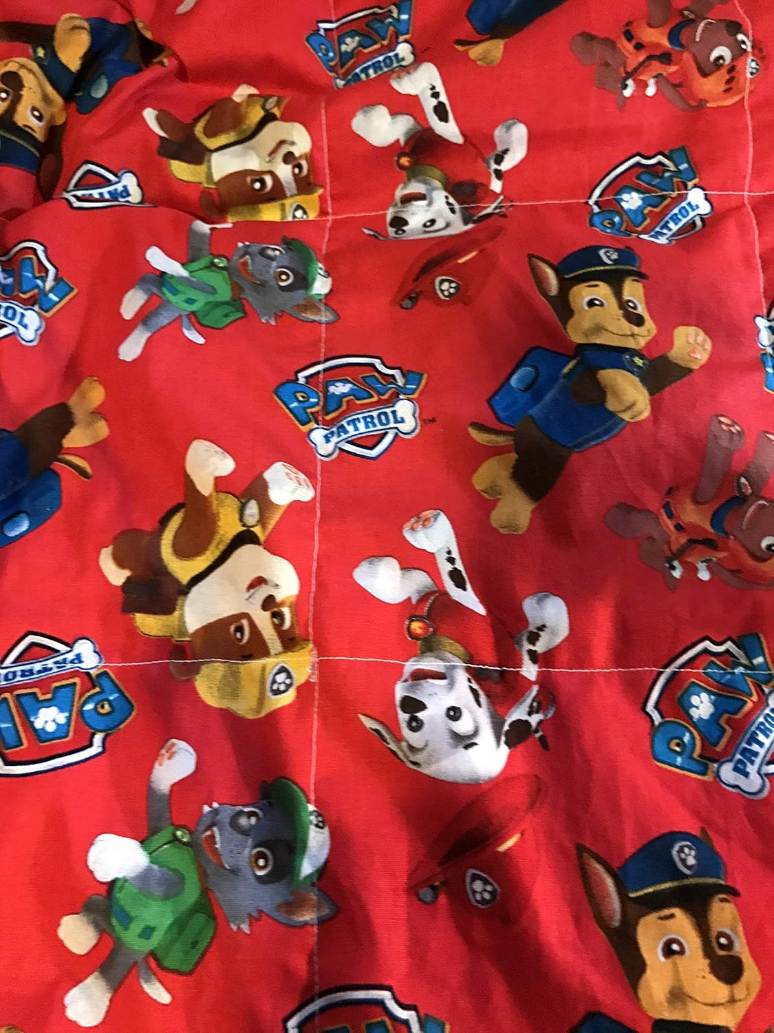 Amazon.com: CHILD WEIGHTED BLANKET with Paw Patrol dogs and 5 lbs: Handmade
