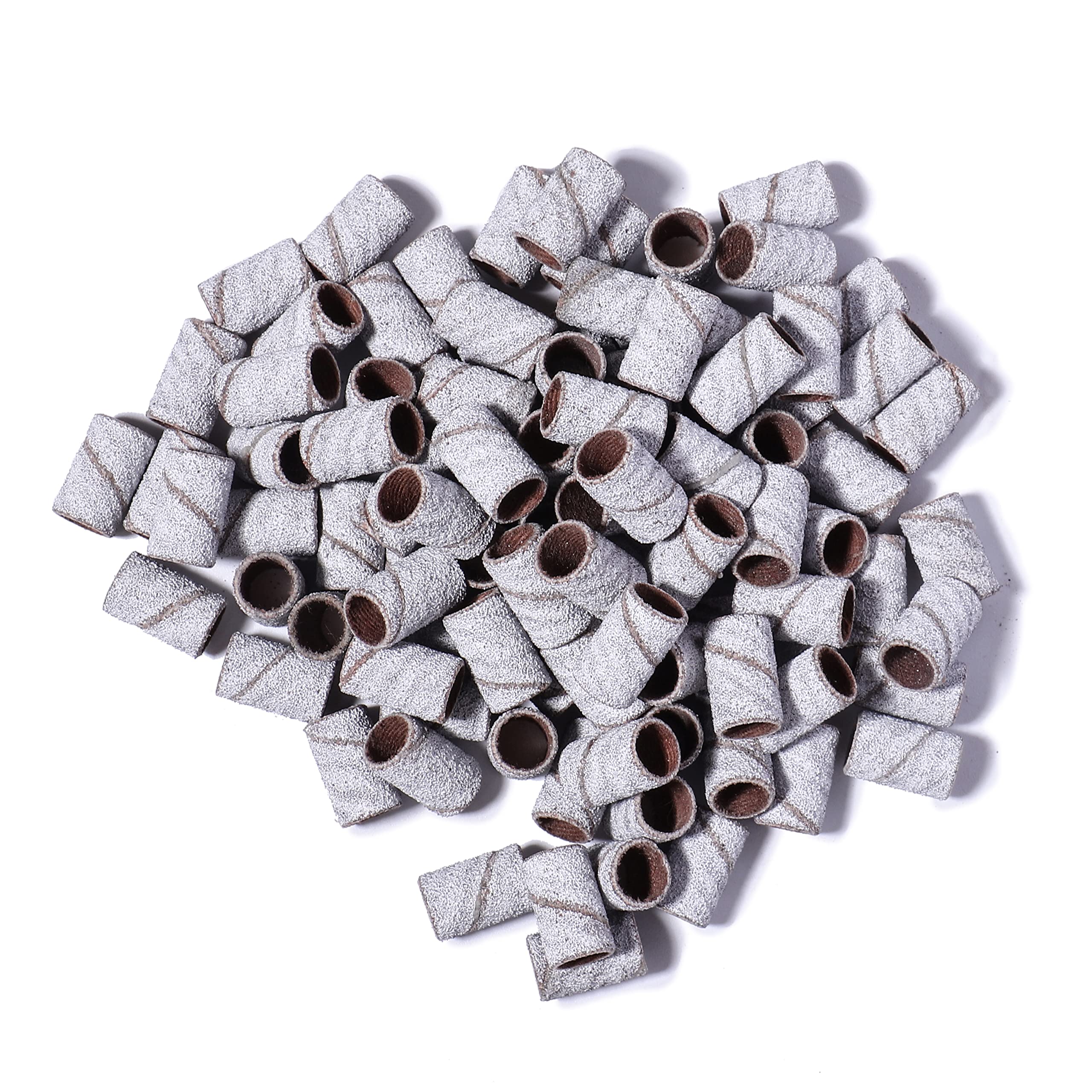 BNG 150 Grit Sanding Bands For Nail Drill 100PCS, Electric Nail Drill Bits Professional Manicure Pedicure File Replacement