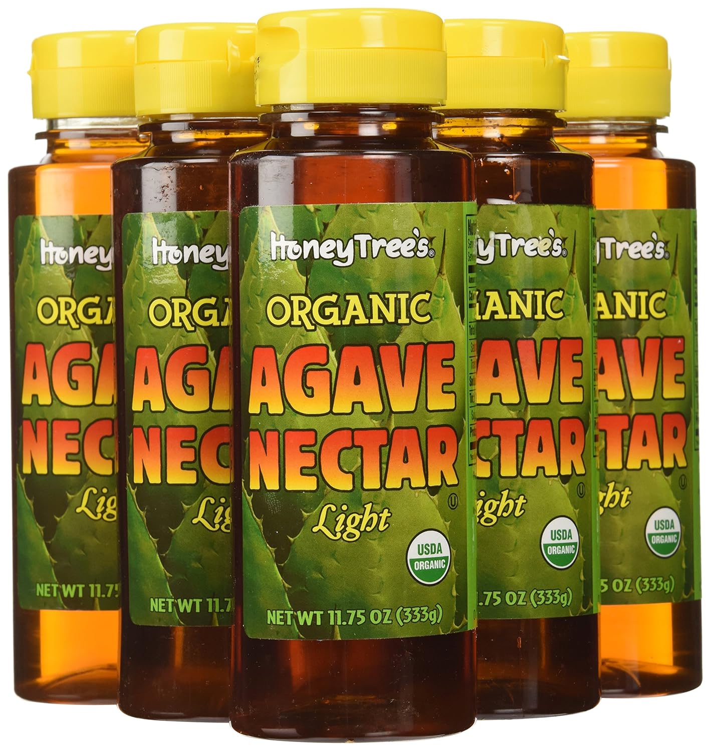 Amazon Com Honeytree S Organic Agave Nectar Light 11 75 Ounce Pack Of 6 Sugar Substitute Products Grocery Gourmet Food