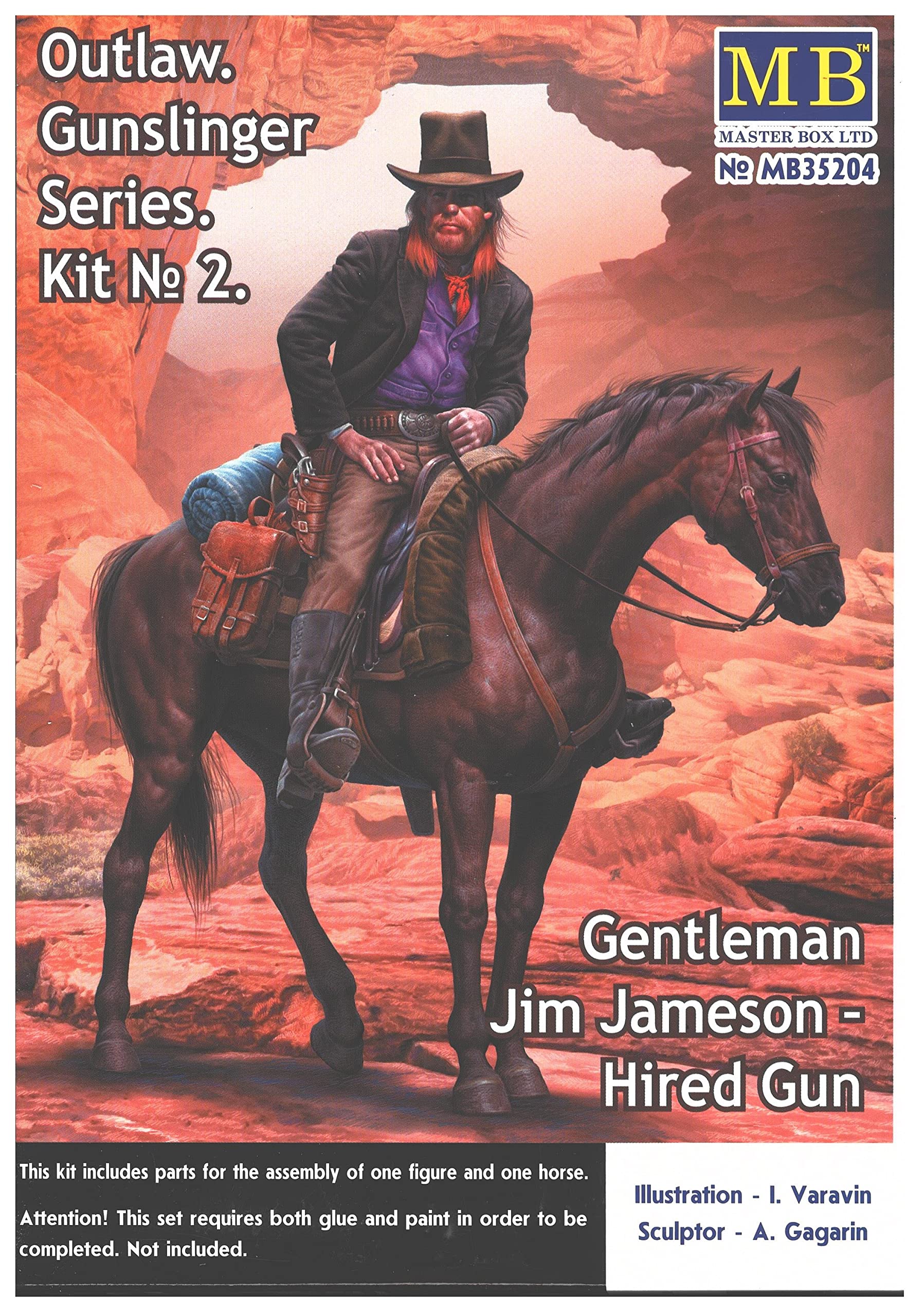 Masterbox 1:35 - Gunslinger 2 Gentleman Jim Jameson