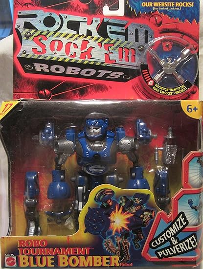 rock em sock em robots blue bomber