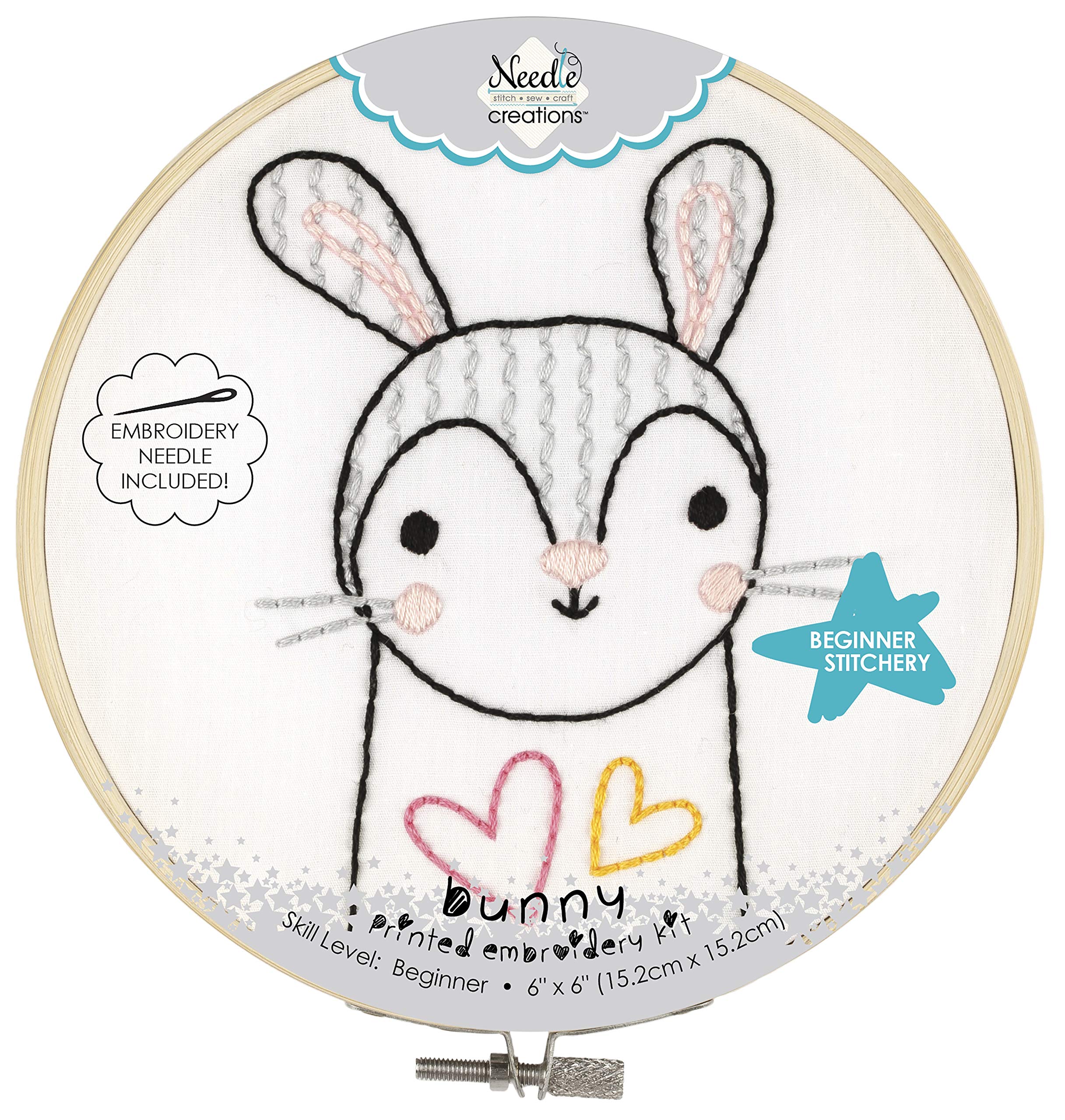 FABRIC EDITIONS Beginner Stitch Bunny, One Size