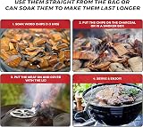 Woodabrix Apple Wood Chips 800g for Charcoal Gas BBQ Smoker 100% Natural view 5