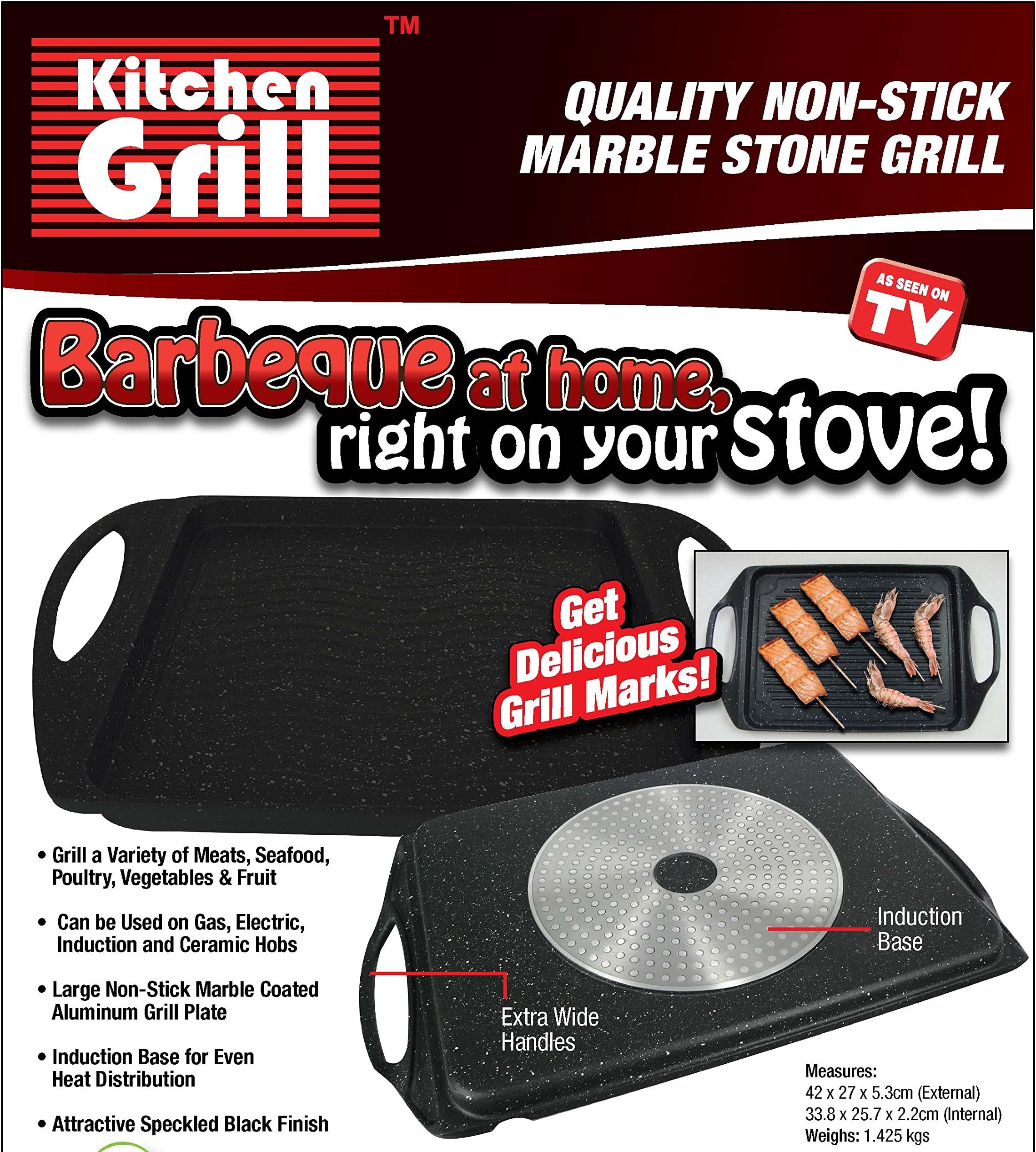 Perfect Kitchen Grill - Barbeque At Home, Right On Your Stove