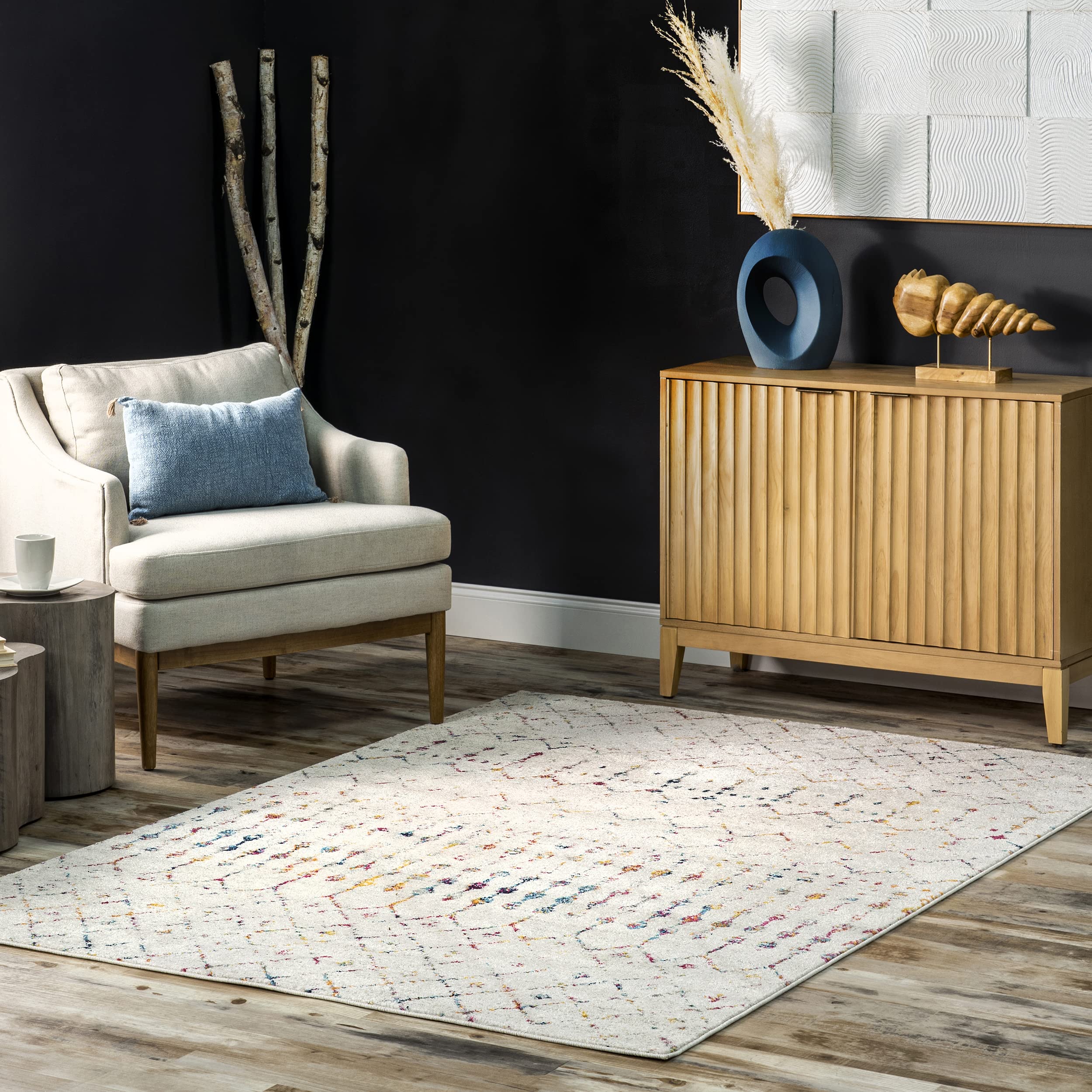 nuLOOM Moroccan Blythe Area Rug - 8 Square Area Rug