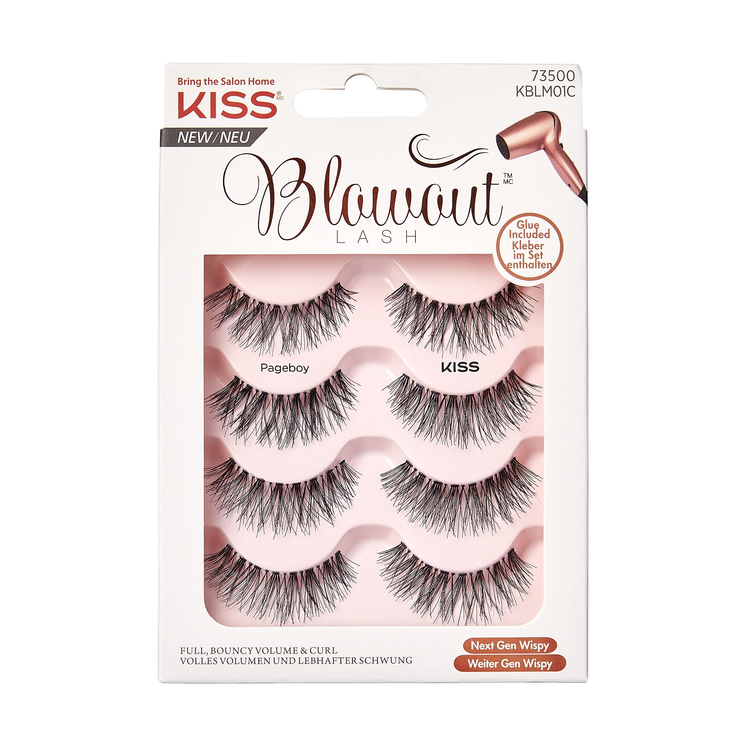 KISS Blowout Lash Multi Pack - Pageboy