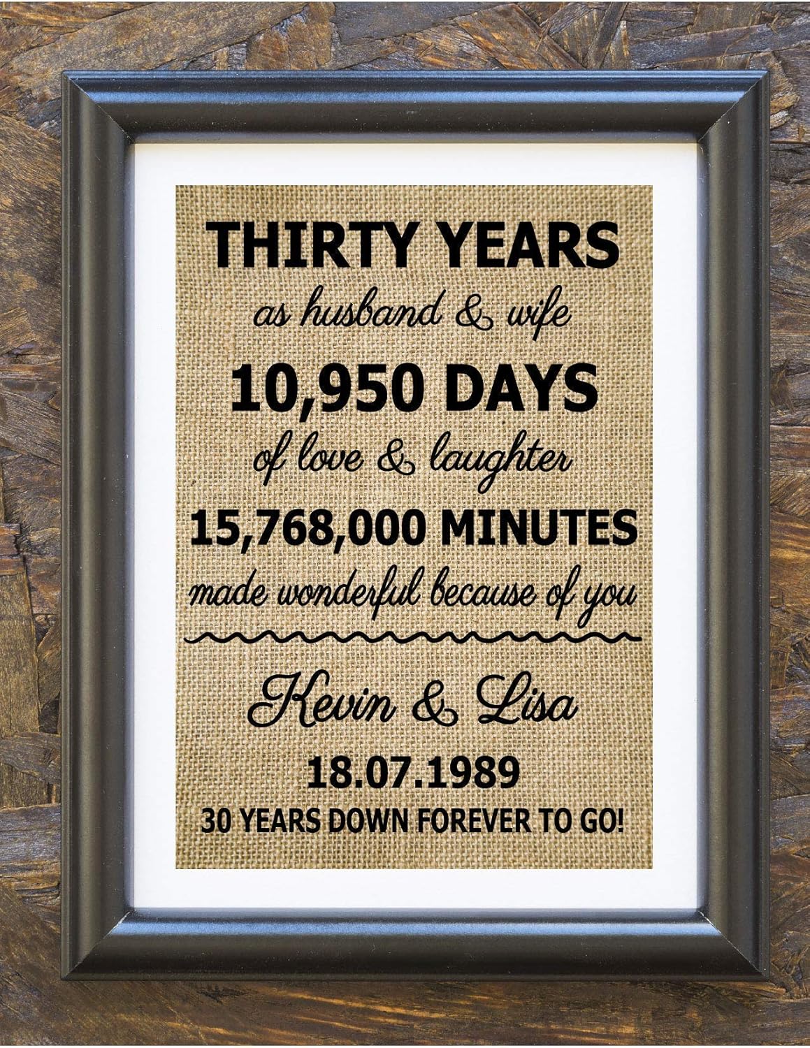30th anniversary gift for wife