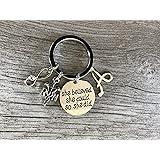 Infinity CollectionPersonalized Nurse Keychain, Custom Nursing Jewelry, She Believed She Could So She Did Nurse Gift - Show Your Nurse Appreciation, RN Keychain for Women