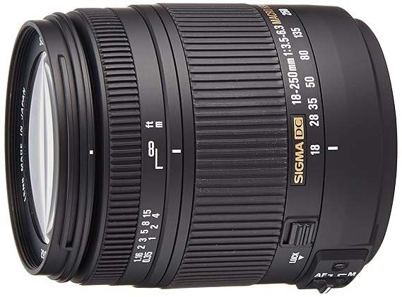 Sigma 18-250OS - Objetivo para cámara réflex y Evil: Amazon.es ...