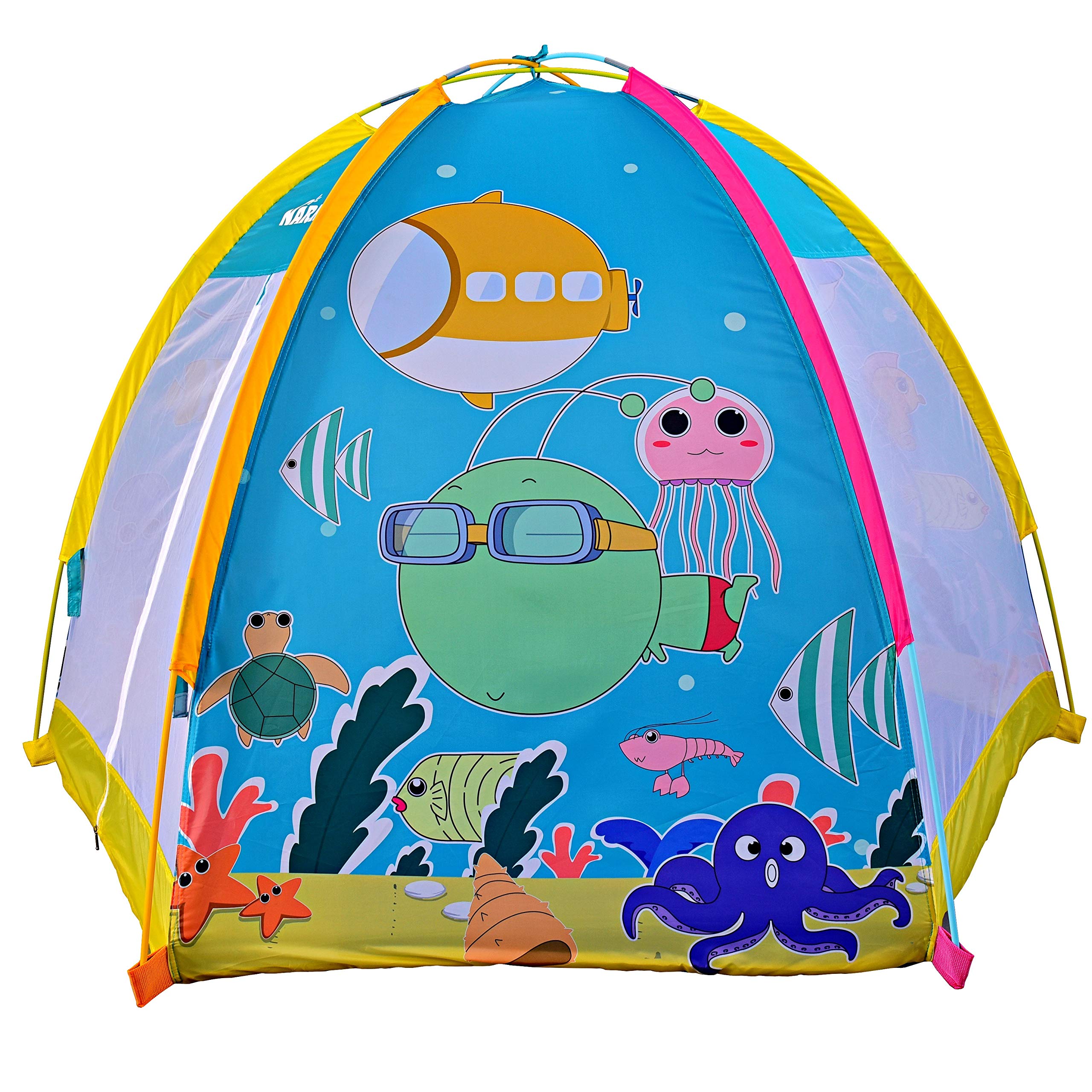 NARMAY® Play Tent Ocean World Dome Tent for Kids Indoor/Outdoor Joy - 72 x 60 x 42 inch