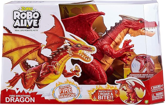 zuru robo alive fire breathing dragon
