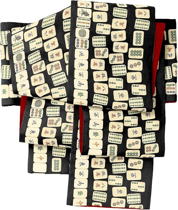 Amazon 半幅帯 麻雀牌柄 オリジナル捺染 帯 通販