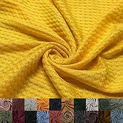 Texco Inc 59" Wide Rayon Spandex Waffle Open Knit