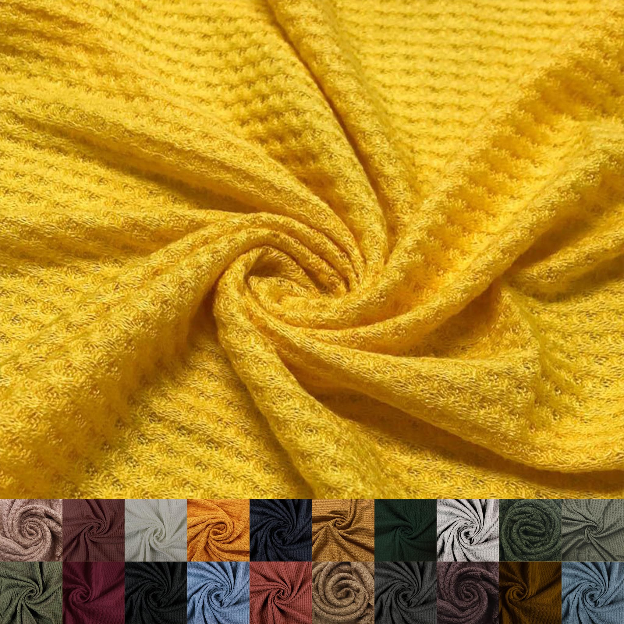 Texco Inc 59" Wide Rayon Spandex Waffle Open Knit