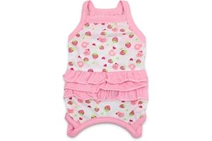 DroolingDog Pink Dog Clothes Girl Small Dog Shirts for Small Dogs Girl, Medium, Pink