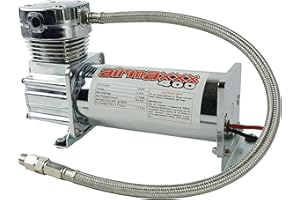 airmaxxx 400 200psi Air Ride Suspension Compressor (chrome)