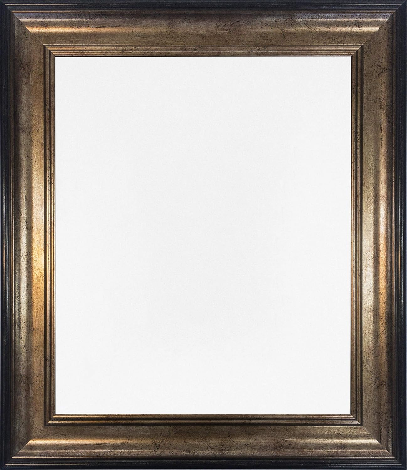 FRAMES BY POST Scandi Vintage Black & Gold Picture Photo Frame 40 x 50