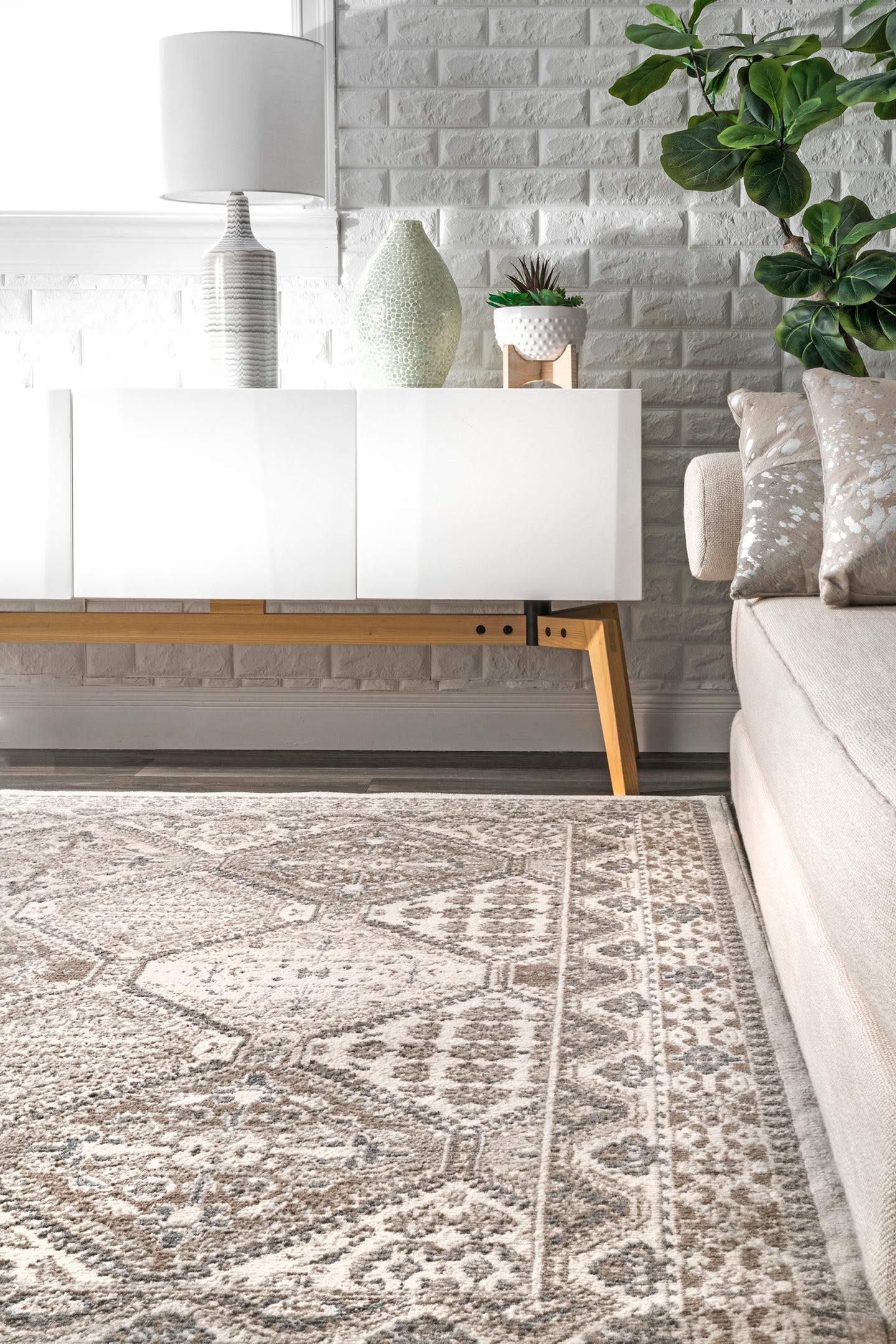 nuLOOM Becca Vintage Tile Area Rug, 2' 6